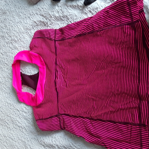 Hot pink Lululemon tank - Picture 1 of 4